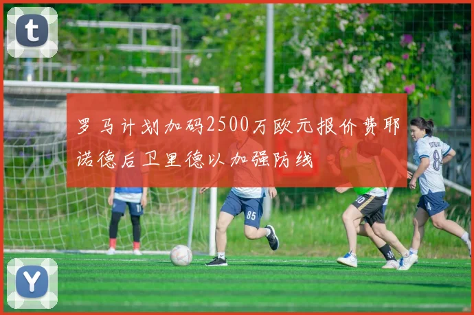 罗马计划加码2500万欧元报价费耶诺德后卫里德以加强防线